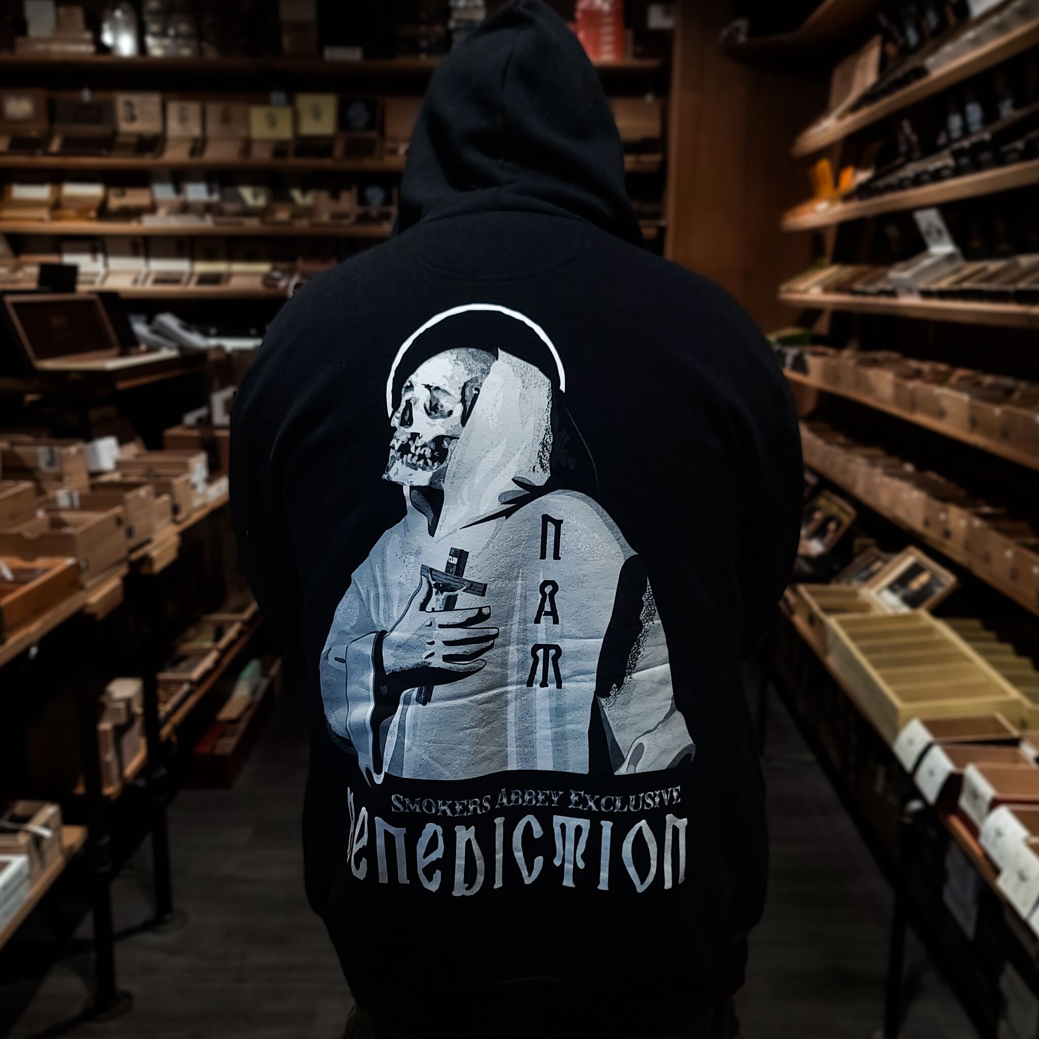 Smokers Abbey Benediction Zip Up Hoodie