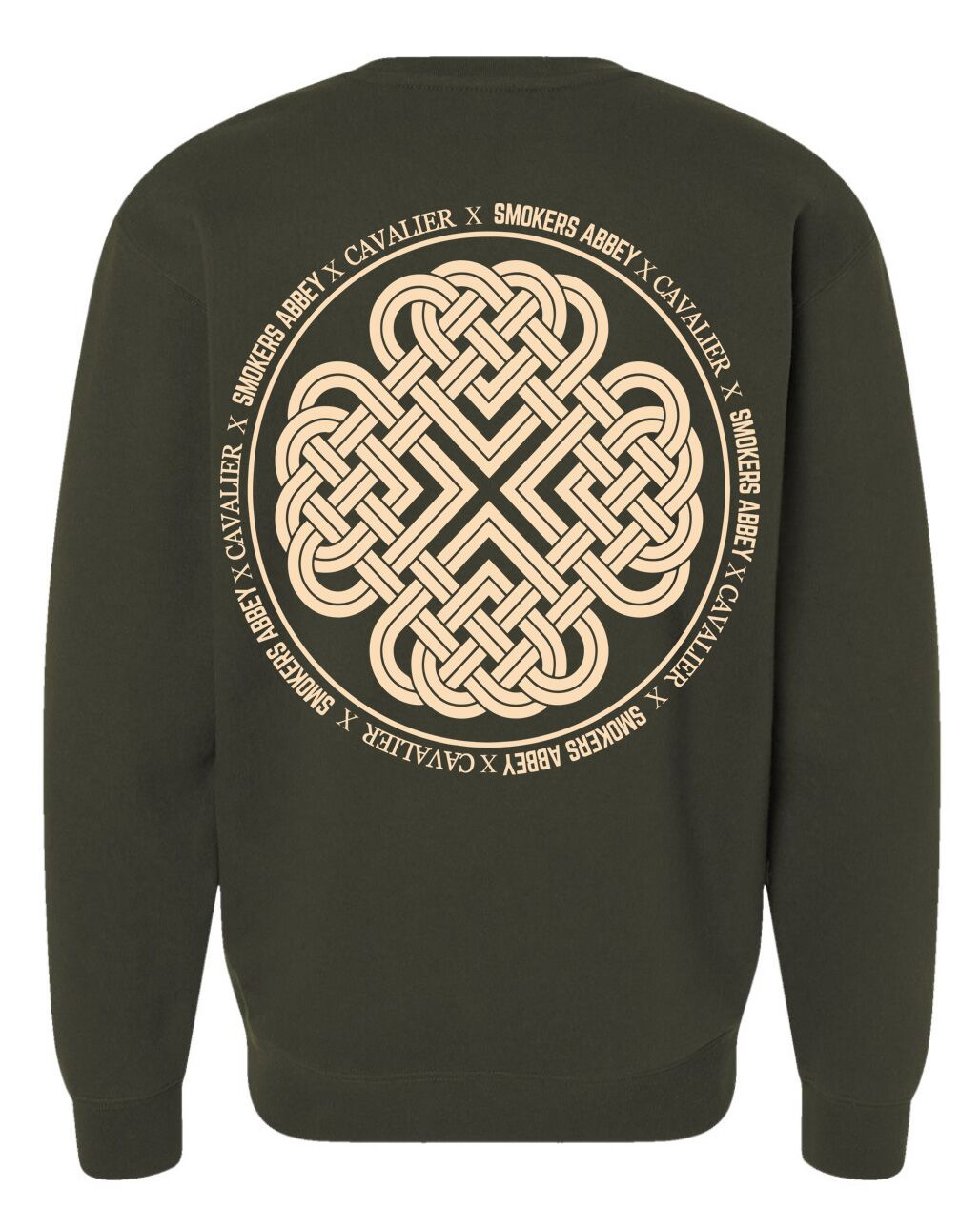 Green Crew Neck Sweatshirt with Ceathair image