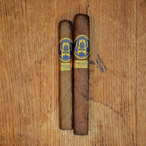 Caldwell The King Is Dead Escape Plan in three vitolas: Shortcut (Box Pressed Short Corona) | 5.5 X 46 Drybegger ( Box Pressed Toro) | 6 X 52 The Grand Tour (Box Pressed Robusto) | 5 X 52