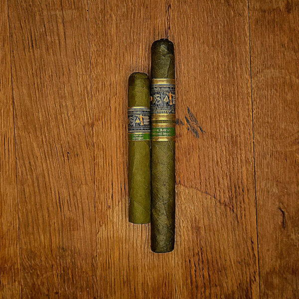 Apostate The Feathered Serpent cigar with Dominican Corojo Candela in Petite Corona and Corona Gorda