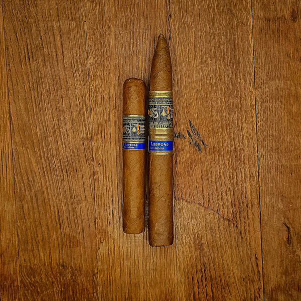 Apostate The Liahona cigar with Ecuador Connecticut wrapper in Petite Corona and Torpedo