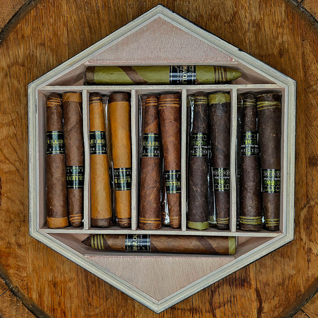 BLK WKS Five Temples Open Box of 24 cigars