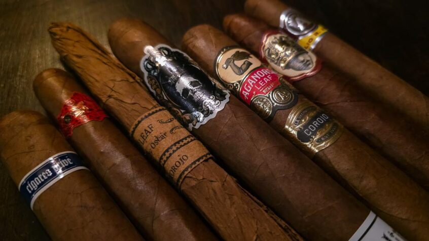 Corojo cigars lineup featuring Leaf by Oscar, Black Label Trading Co, and other premium cigars